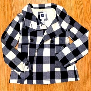 GAP buffalo plaid blazer jacket small